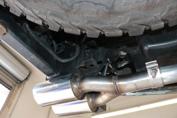 Endschalldämpfer Ausgang rechts/links - 2x100 Typ 25 rechts/links passend für: Ford Raptor